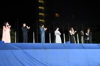 「夏への扉 ―キミのいる未来へ―」公開記念イベントの様子。