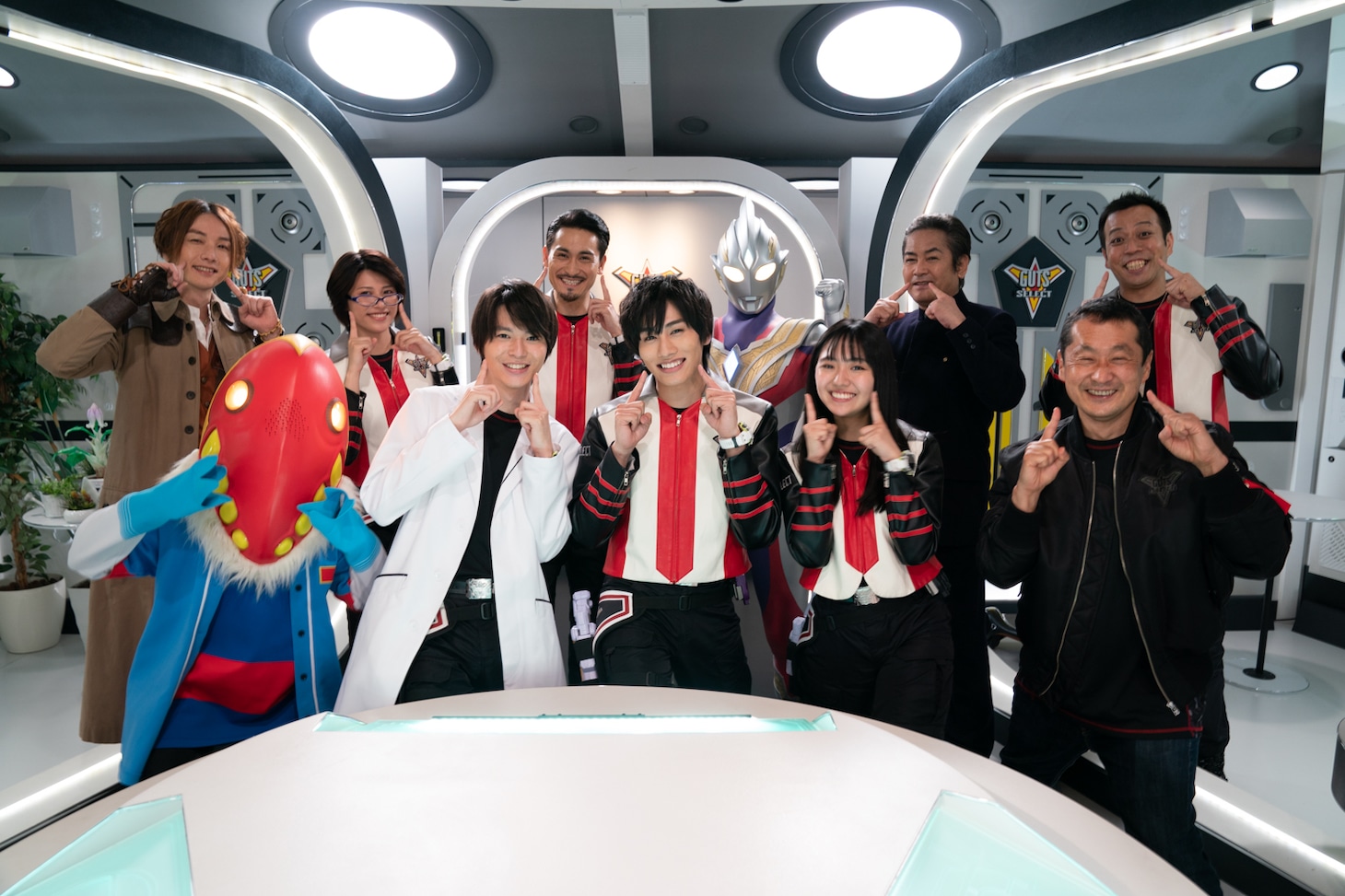 「ウルトラマントリガー NEW GENERATION TIGA」のオンライン発表会の様子。