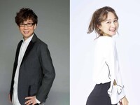 左から山寺宏一、岡田ロビン翔子。