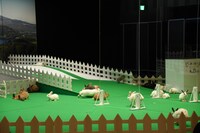 ウサギが集結した会場の様子。