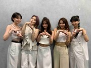 左からFAKYのMikako、Lil' Fang、Taki、Akina、Hina。