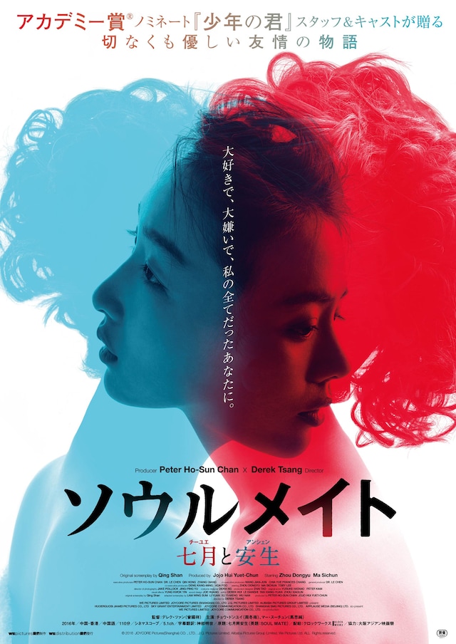 「ソウルメイト／七月と安生」ポスタービジュアル