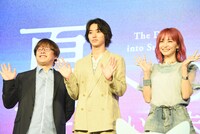 「夏への扉 ―キミのいる未来へ―」公開直前イベントの様子。