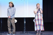 左から上田慎一郎、ふくだみゆき。