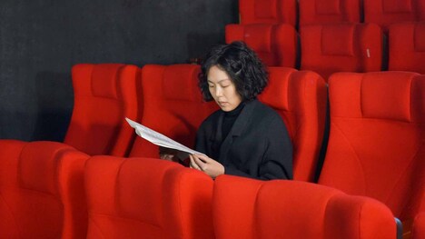 「逃げた女」メイキング写真