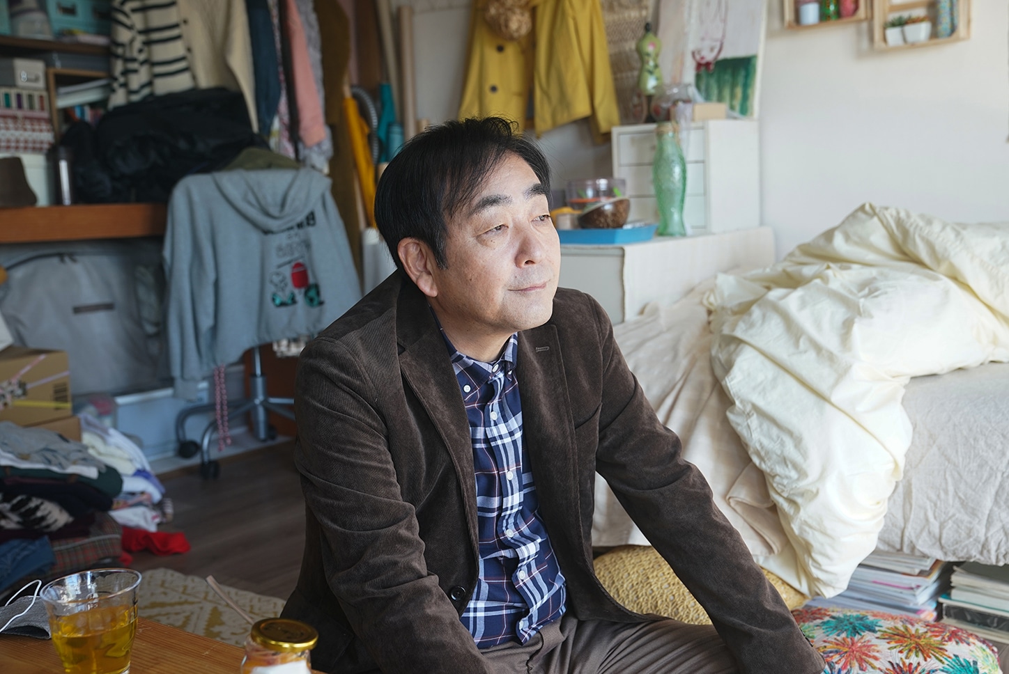 「Ribbon」より、菅原大吉演じる父。