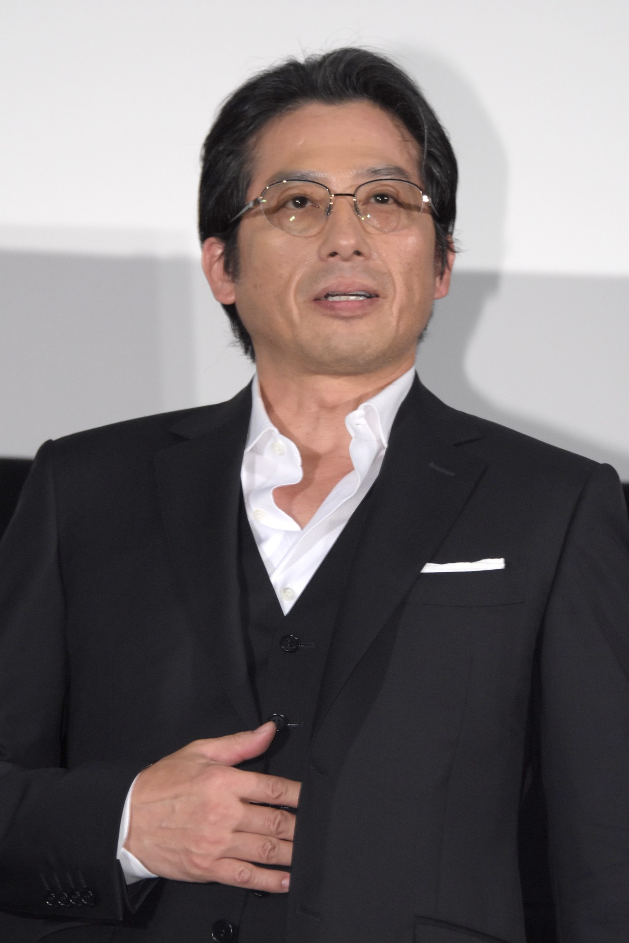 2017年、「ライフ」のプレミア試写会に出席した真田広之。
