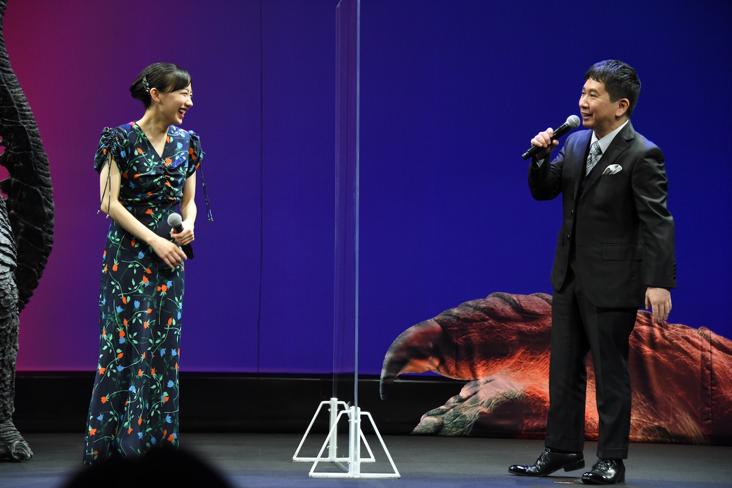 「ゴジラvsコング」ジャパンプレミアイベントの様子。