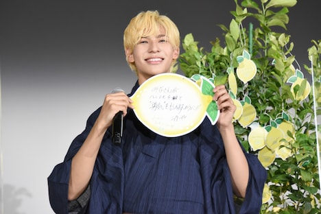 “胸キュンマスター”の称号をゲットしたあと、「みなさんがハニレモを観て“勇気”をもらえますように!!」と七夕の願いごとを披露したラウール。