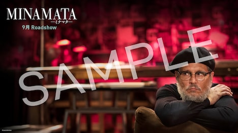 「MINAMATAーミナマター」ムビチケオンライン前売り券購入者にプレゼントされる、バーチャル背景のサンプル画像。