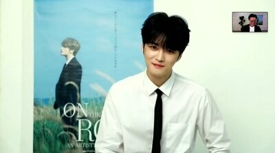 「ジェジュン：オン・ザ・ロード」生配信トークイベント付き上映会に参加したジェジュン。