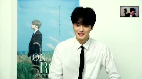 「ジェジュン:オン・ザ・ロード」生配信トークイベント付き上映会に参加したジェジュン。