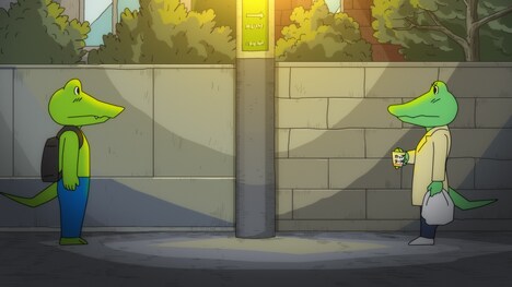 「100日間生きたワニ」新場面カット