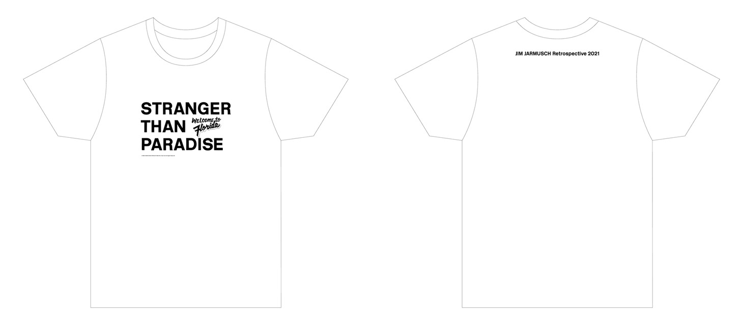 「ストレンジャー・ザン・パラダイス」ロゴTシャツ（白）