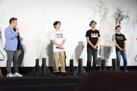 左からブラックマヨネーズ小杉、榎木淳弥、宮内敦士、三上哲。
