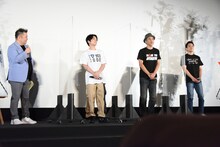 左からブラックマヨネーズ小杉、榎木淳弥、宮内敦士、三上哲。