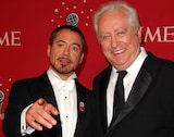 左からロバート・ダウニー・Jr.、ロバート・ダウニー。(写真提供:Gregorio Binuya / MCT / Newscom / ゼータ イメージ)