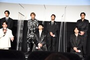 「東京リベンジャーズ」公開記念舞台挨拶の様子。