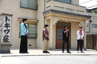 「セイバー＋ゼンカイジャー スーパーヒーロー戦記」完成報告イベントの様子。