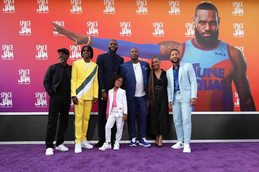 「スペース・プレイヤーズ」ワールドプレミアの様子。