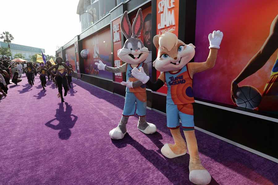 「スペース・プレイヤーズ」ワールドプレミアの様子。