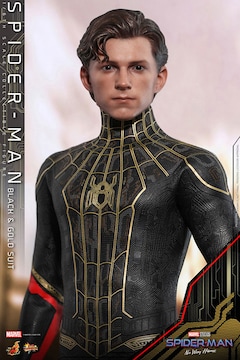 ブラック＆ゴールドスーツのスパイダーマンがフィギュア化、ホット 