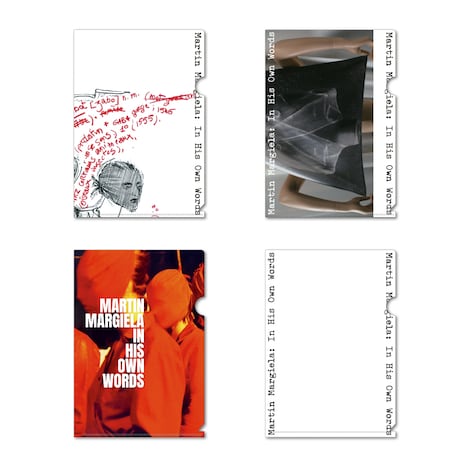 「マルジェラが語る“マルタン・マルジェラ”」クリアファイルイメージ