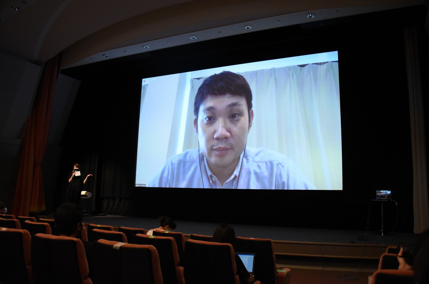 「ドライブ・マイ・カー」一般試写イベントの様子。