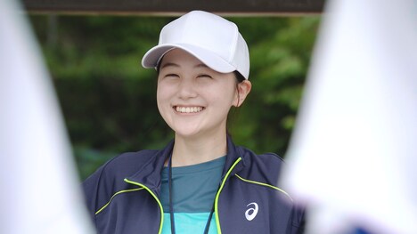 「くら寿司 presents 高校野球ショートドラマ 海と空と蓮と」より、山口まゆ演じる川田蓮。