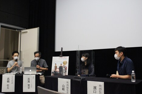 トークイベントの様子。