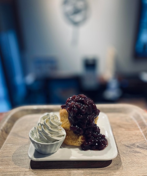 おはぎ風スコーン