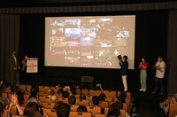 「シュシュシュの娘」プレミア試写会の様子。