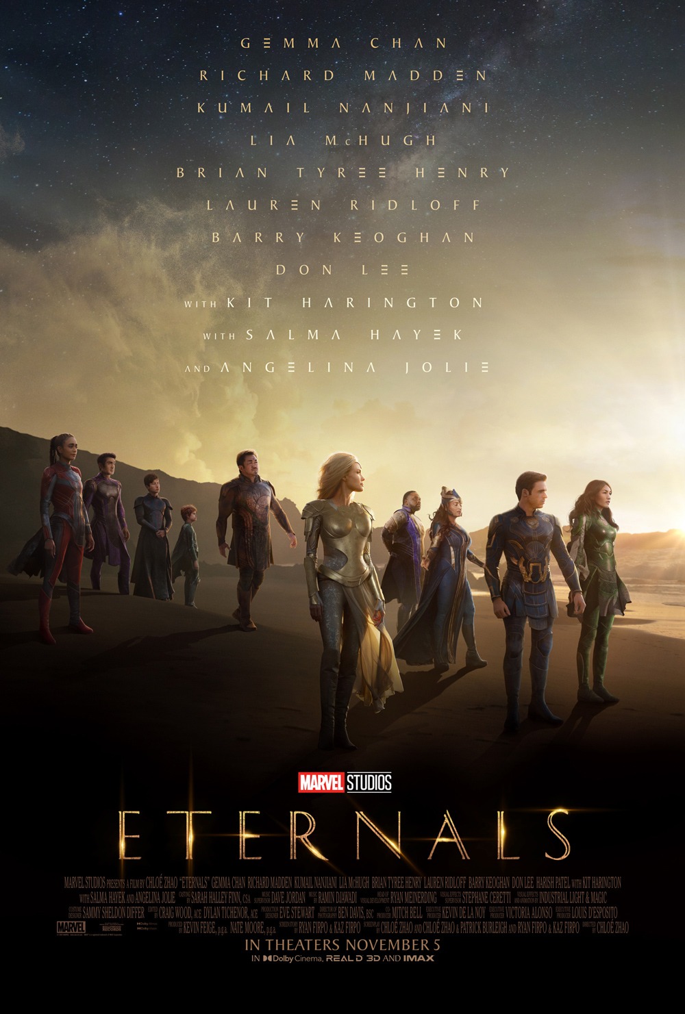 「エターナルズ」US版ポスター (c)Marvel Studios 2021
