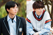左から坂東龍汰演じる野島啓介、窪塚愛流演じる田野来玖。