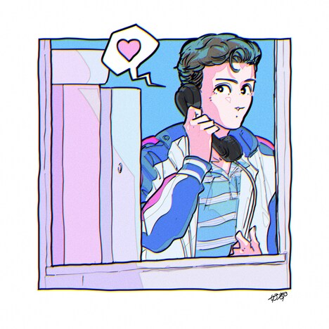 好都によるイラスト。