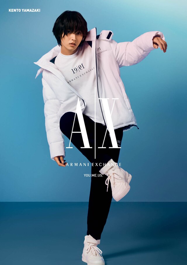 A|X アルマーニ エクスチェンジ2021 /22秋冬キャンペーンビジュアル