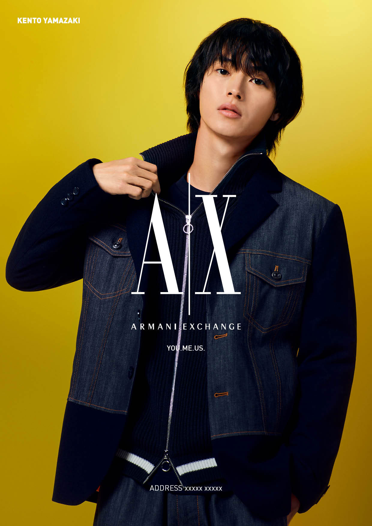 A|X アルマーニ エクスチェンジ2021 /22秋冬キャンペーンビジュアル