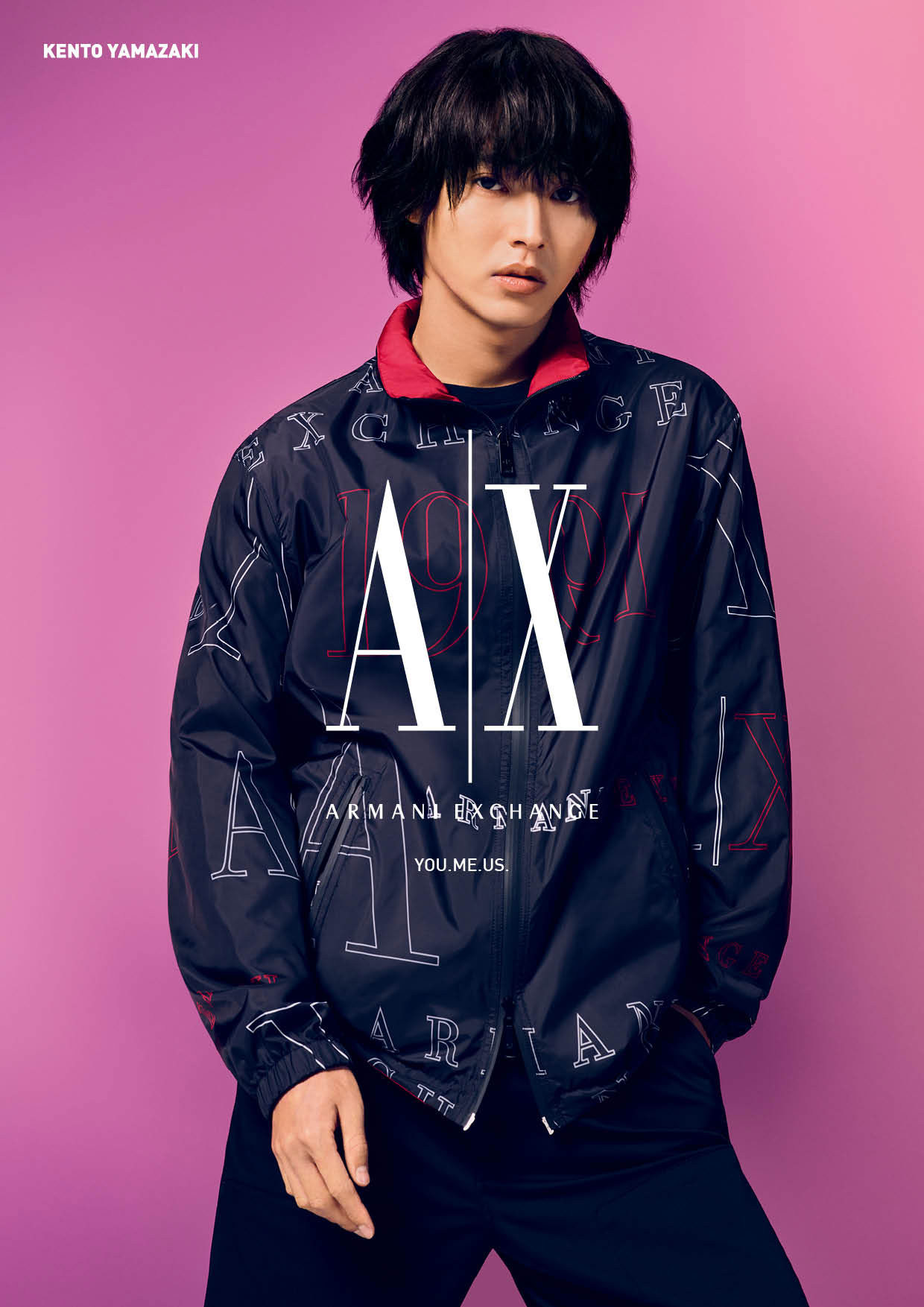 山崎賢人がモデル務めるA|X アルマーニ エクスチェンジ、新広告が公開