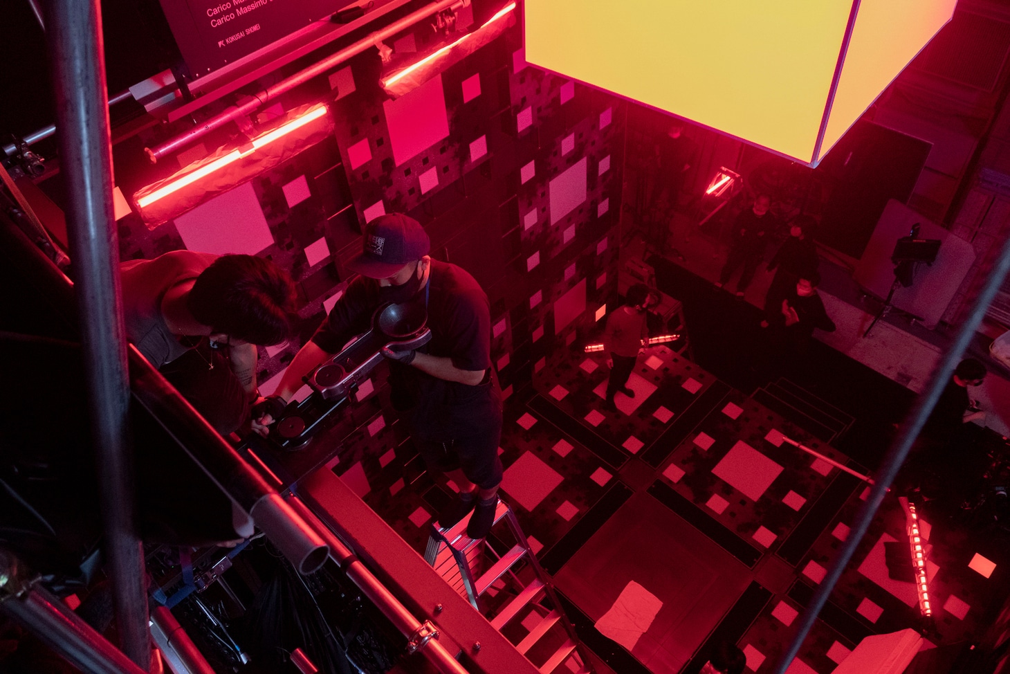 「CUBE 一度入ったら、最後」メイキング写真