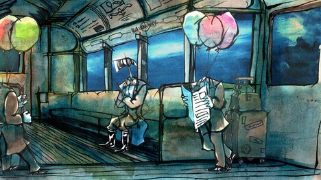 「The Balloon Catcher」 (c)Isaku Kaneko/Tama Art University, Graduate School of Art and Design, Design Course, Graphic Design Field