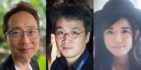 左から小中和哉、キム・ジョンミン、竹葉リサ。