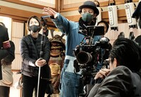 「オリバーな犬、（Gosh!!）このヤロウ」撮影現場にて、オダギリジョー。