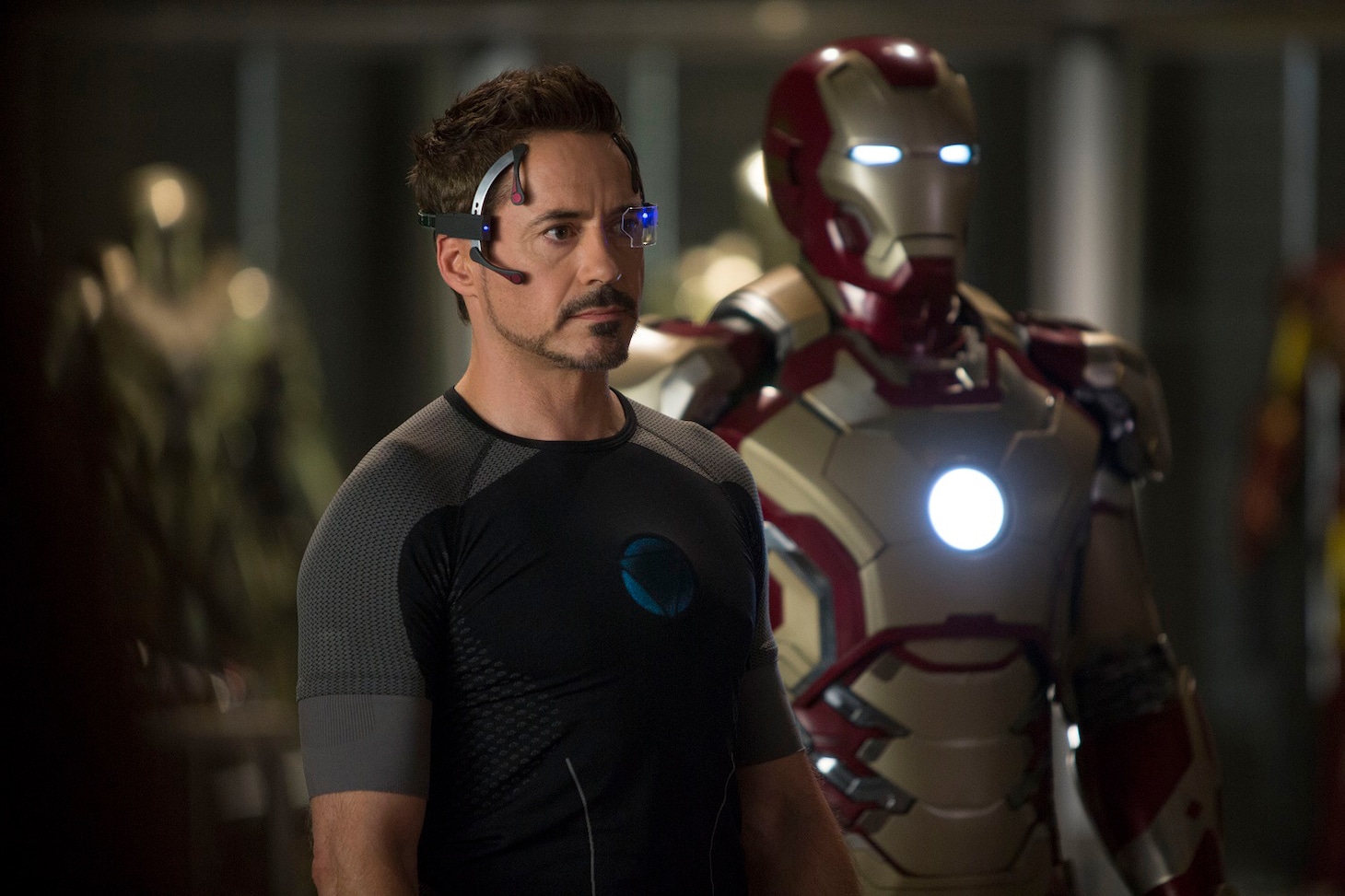 「アイアンマン3」より、ロバート・ダウニー・Jr演じるトニー・スターク。