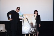 特集上映「森田芳光70祭」初日トークイベントの様子。左から宇多丸、三沢和子。