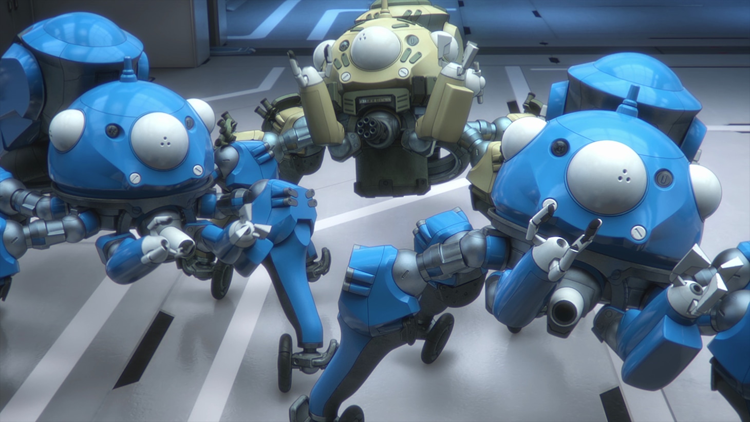 「攻殻機動隊 SAC_2045 持続可能戦争」特報より。