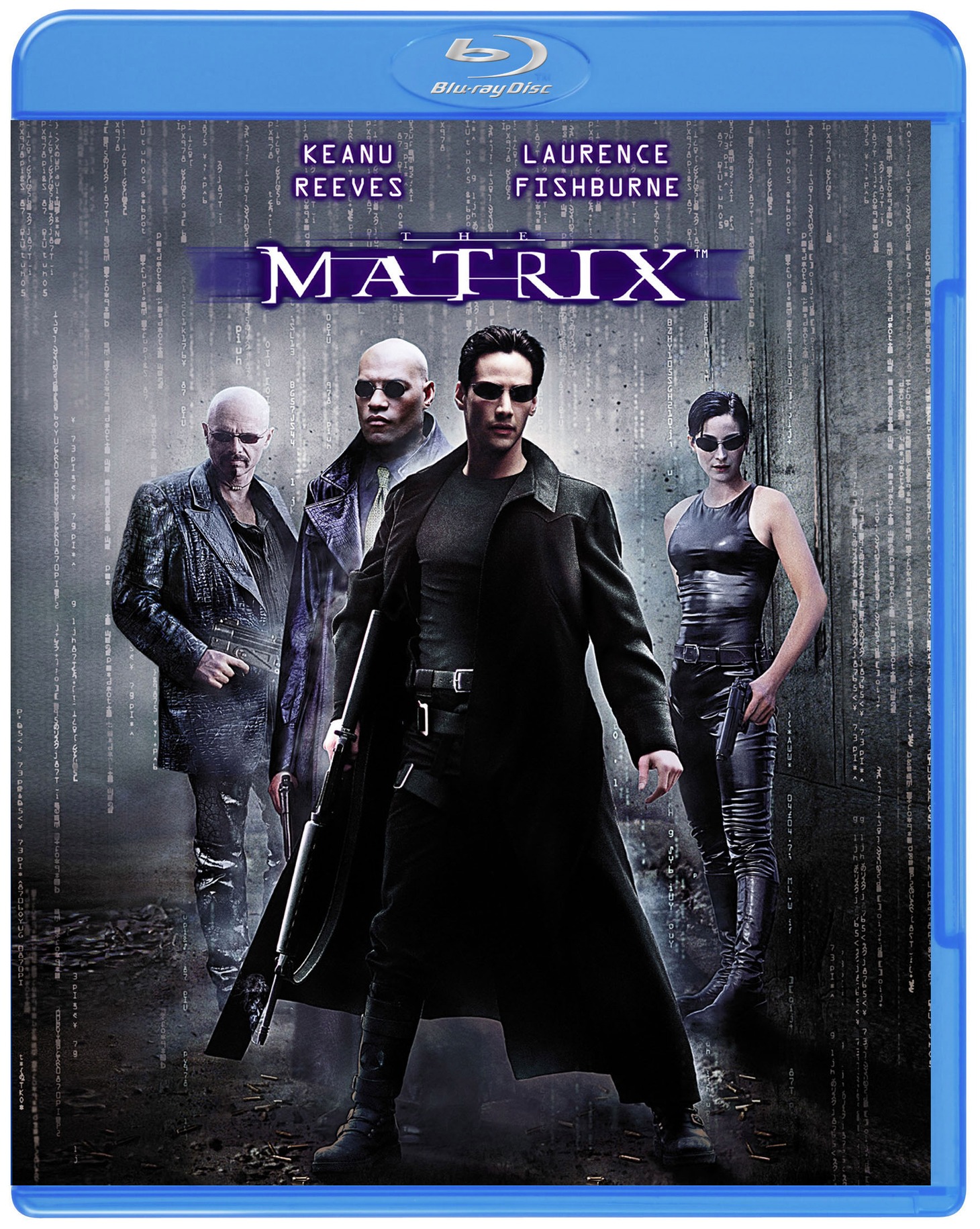 「マトリックス」Blu-rayジャケット (c)1999 Village Roadshow Films (BVI) Limited. (c)1999 Warner Bros. Entertainment Inc. All Rights Reserved.