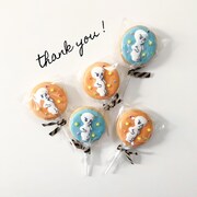 「キャスパー」をモチーフにしたアイシングクッキー。