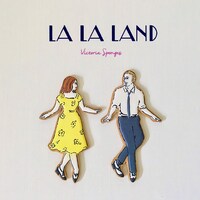 「ラ・ラ・ランド」をモチーフにしたアイシングクッキー。Youmi Chen（STUDIO NOX）によるイラストとのコラボレーション。