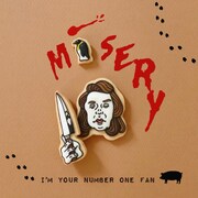 「ミザリー」をモチーフにしたアイシングクッキー。