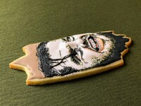 「シャイニング」をモチーフにしたアイシングクッキー。